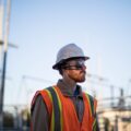 Lineman with Virtual Support Headset