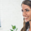 Woman on Headset